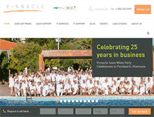 Tablet Screenshot of pinnacle-online.com